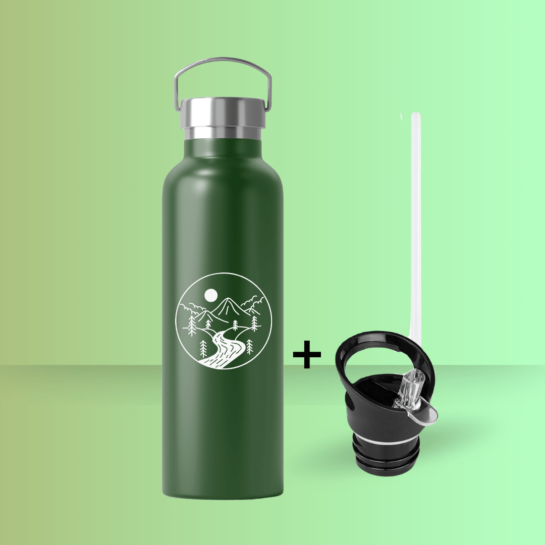 Bonnly Bottle Original 600ml — Free Lid & Straw Included