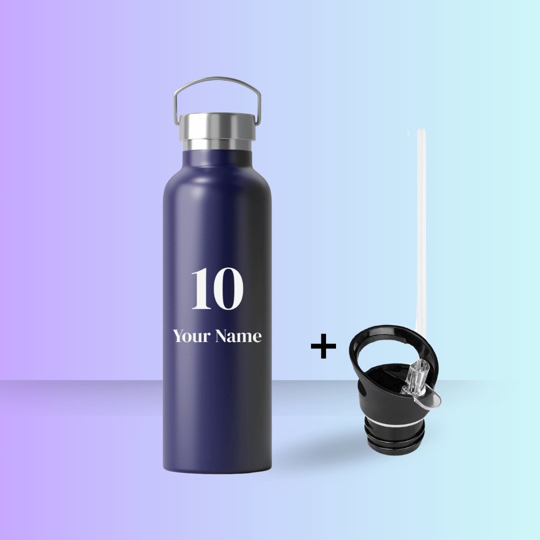 Bonnly Bottle Original 600ml — Free Lid & Straw Included