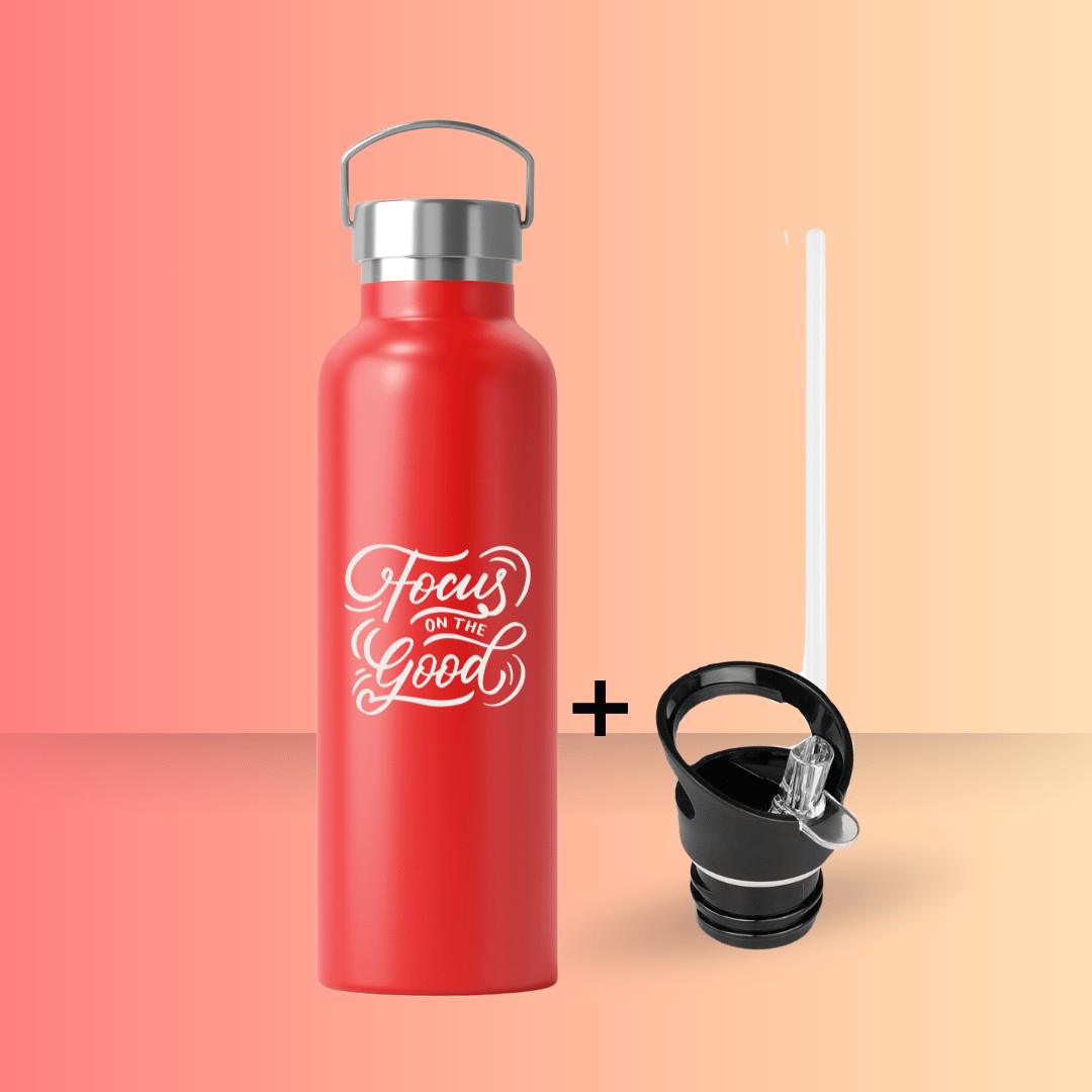 Bonnly Bottle Original 600ml — Free Lid & Straw Included