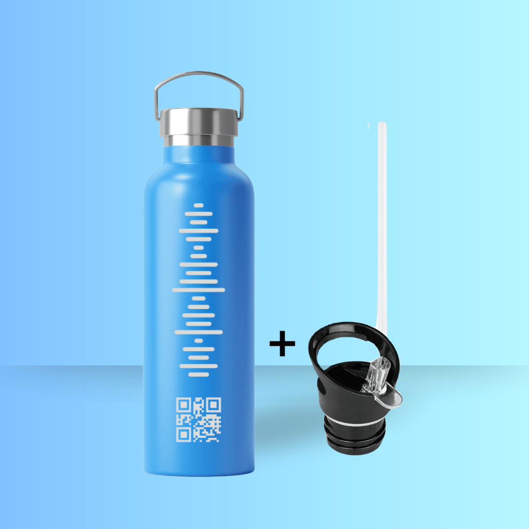 Bonnly Bottle Original 600ml — Free Lid & Straw Included